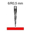 6mm, radius R0.5 +15.00 лв.